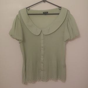 PIANO Light Green Blouse